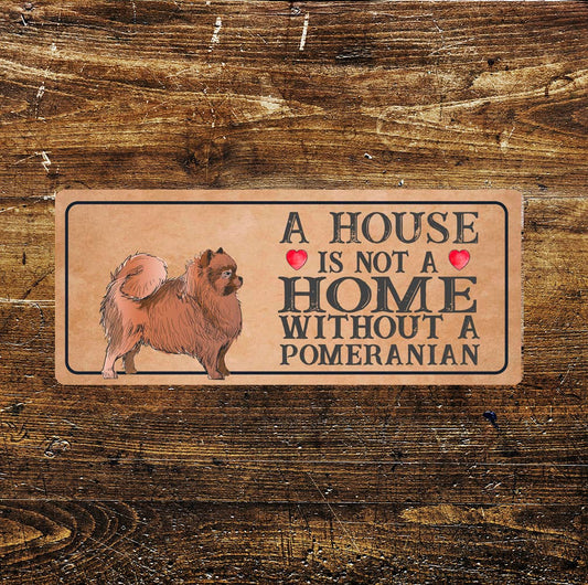 Pomeranian Dog | Metal Sign Plaque