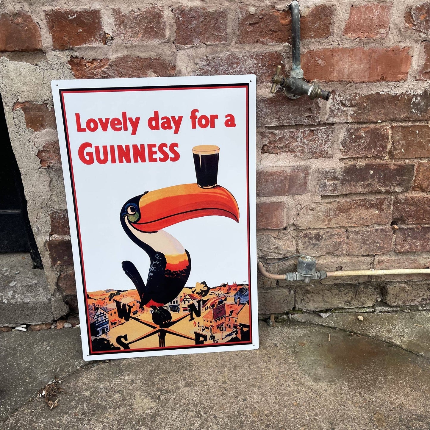 Lovely Day For A Guinness Toucan | Metal Sign