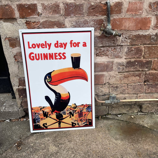 Lovely Day For A Guinness Toucan | Metal Sign