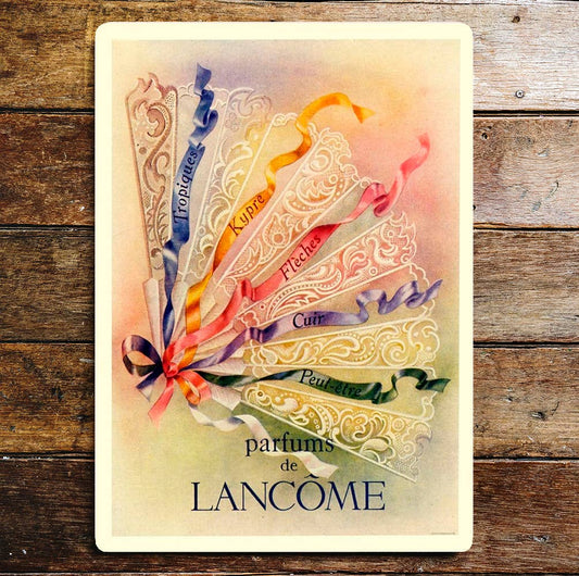 Parfums De Lanc™me Metal Advertising Wall Sign