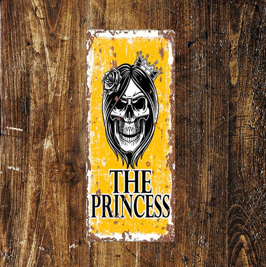 The Princess Skull | Metal Sign