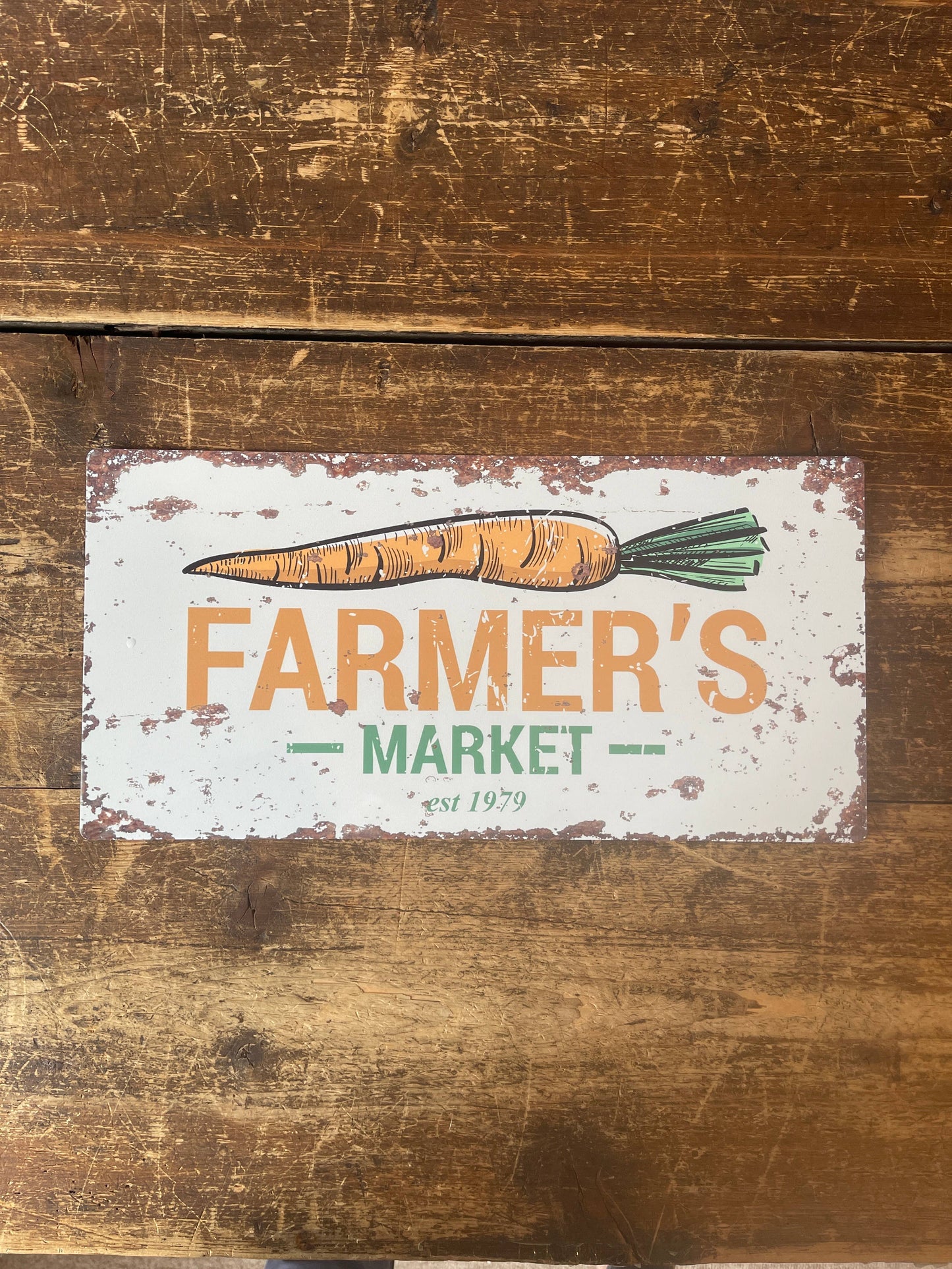 Farmers Market | Metal Sign