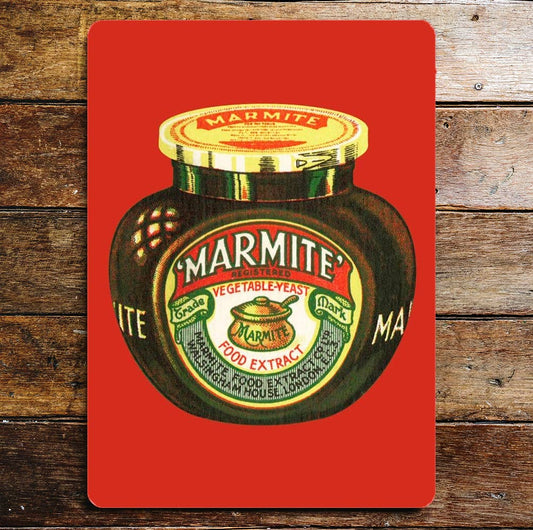 Marmite Red | Metal Advertising Wall Sign