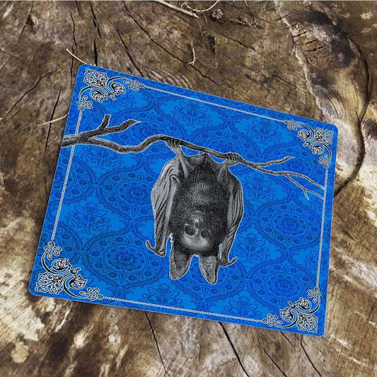Hanging bat Skull Halloween | Metal Vintage Wall Sign