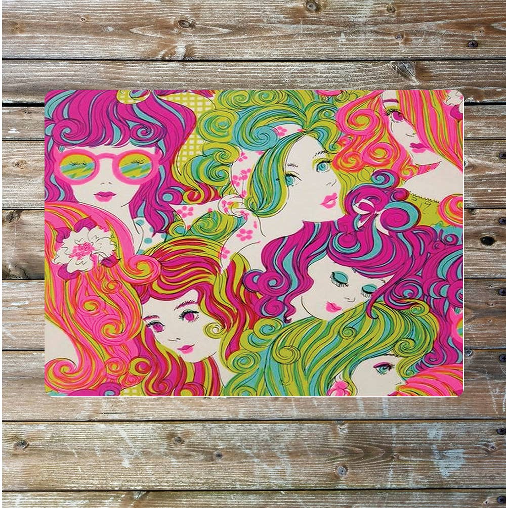 Girl pop art | Metal Sign Plaque