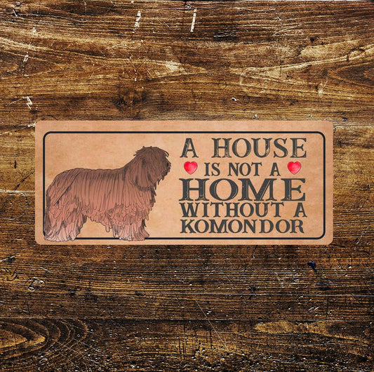 Komondor Dog | Metal Sign Plaque