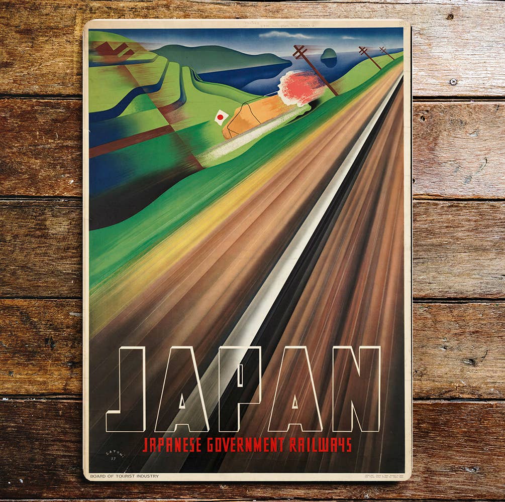 Japan | Metal Wall Sign Plaque