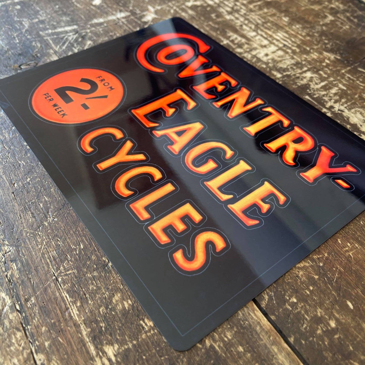 Coventry Eagle Cycles Bike Sign | Metal Wall Sign