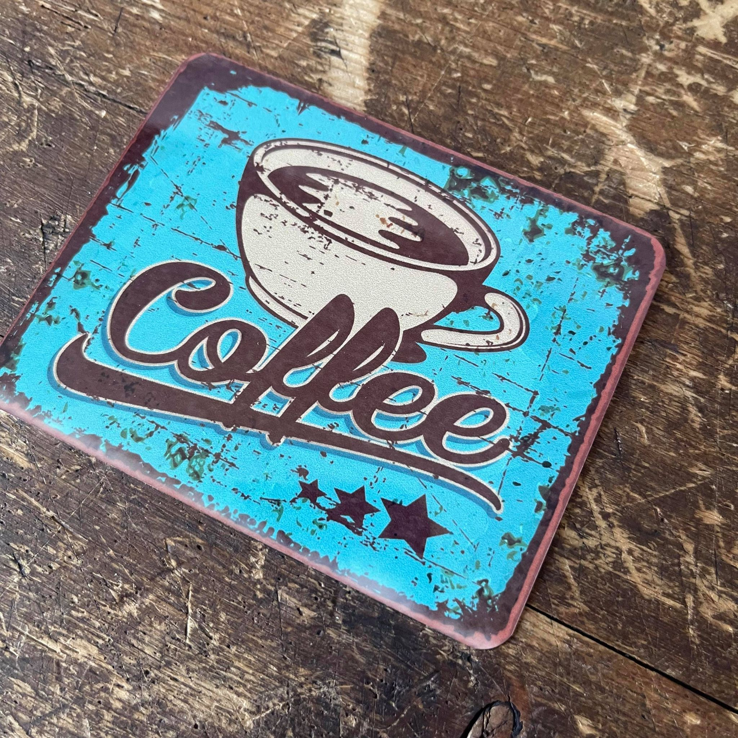Coffee Retro Cafe Hot Drink Mug | Metal Vintage Wall Sign