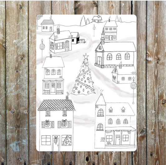 Christmas art | Metal Sign Plaque