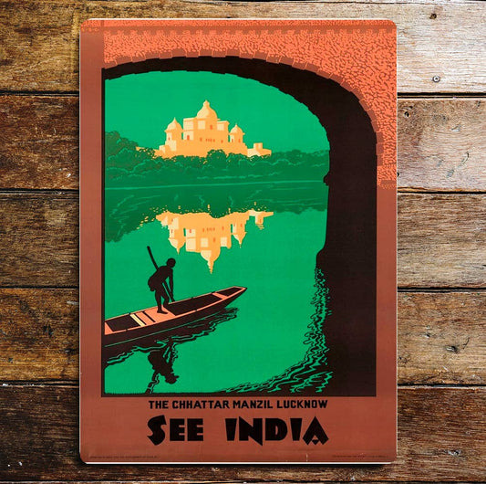 See India Metal Sign