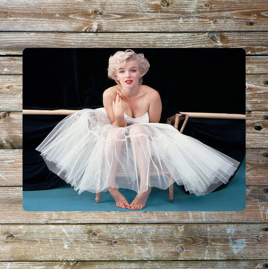 Marylin Monroe White Dress | Metal Wall Sign
