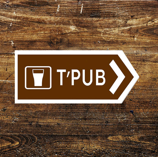 PUB Directions | Metal Sign