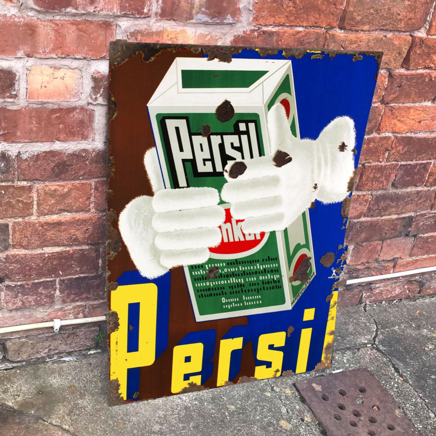 Persil Metal Advertising Wall Sign