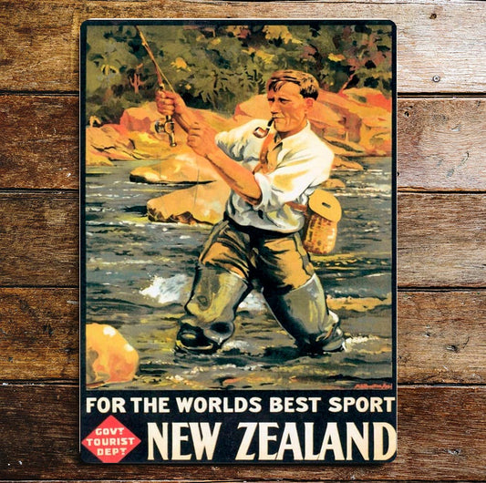 For The Worlds Best Sport New Zealand | Metal Sign