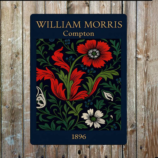 William Morris Botanical | Metal Sign Plaque
