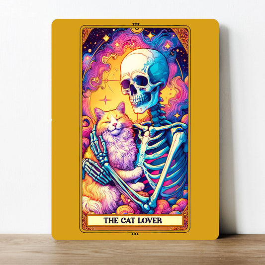 The Cat Lover Galaxy Tarot | Metal Sign Plaque