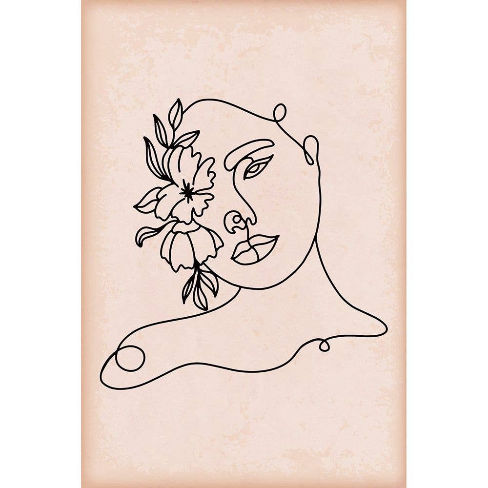 Metal Sign Line Lady Collection set Plaque 7