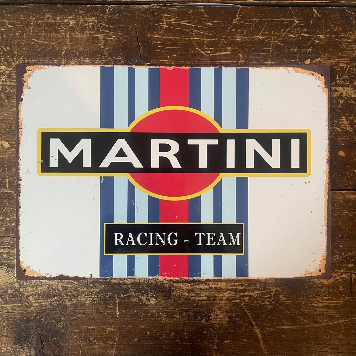 Martini Racing Team | Metal Advertising Wall Sign