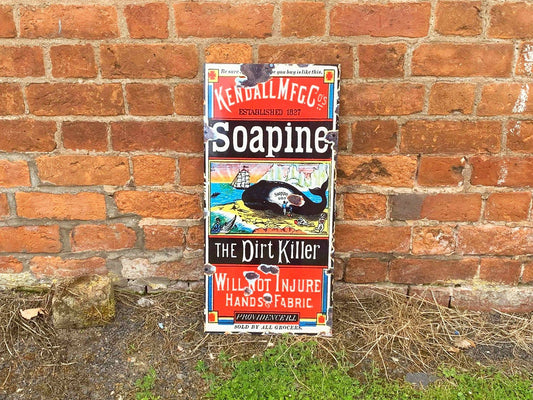 Soapine The dirt Killer 24 | Metal Wall Sign