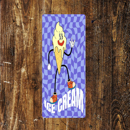 Ice Cream Retail Notice colourful Art | Metal Sign
