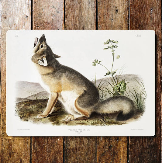 Howling Wolf Countryside Hills | Metal Sign Plaque