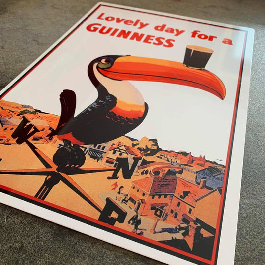 Lovely Day For A Guinness Toucan | Metal Sign