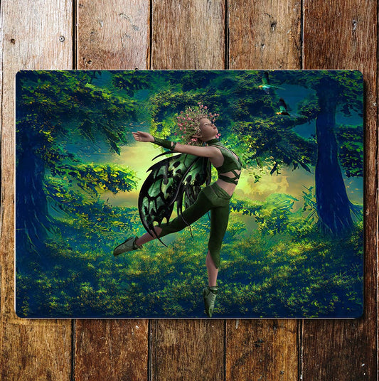 Forest Fairy Art | Metal Sign Plaque