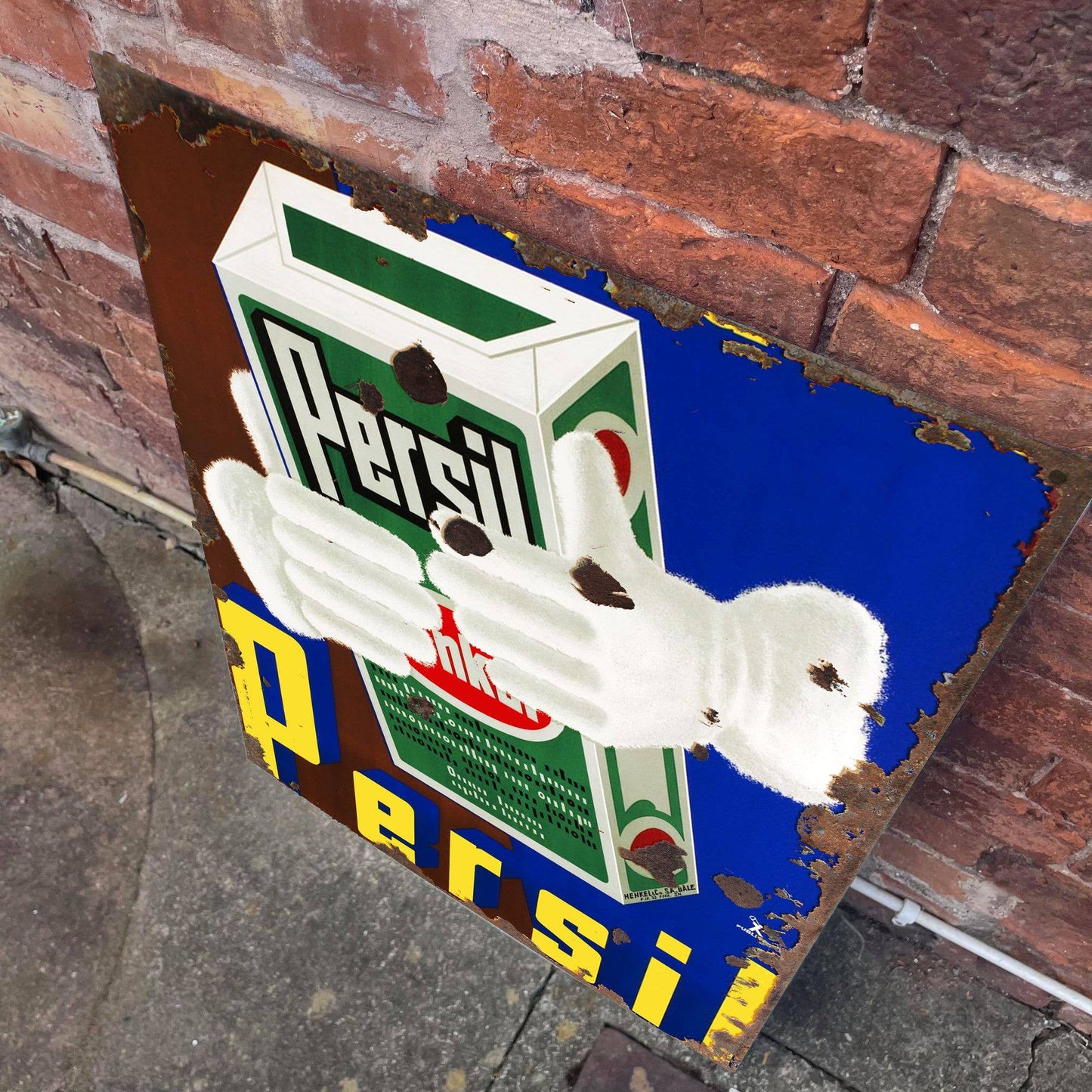 Persil Metal Advertising Wall Sign