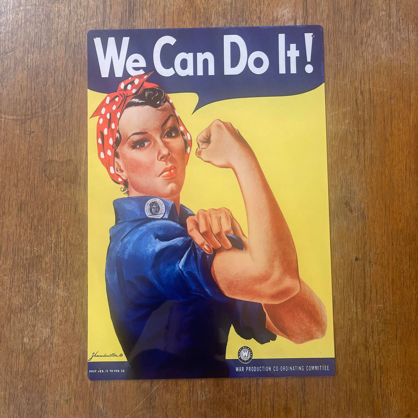 We Can Do It ! | Metal Sign