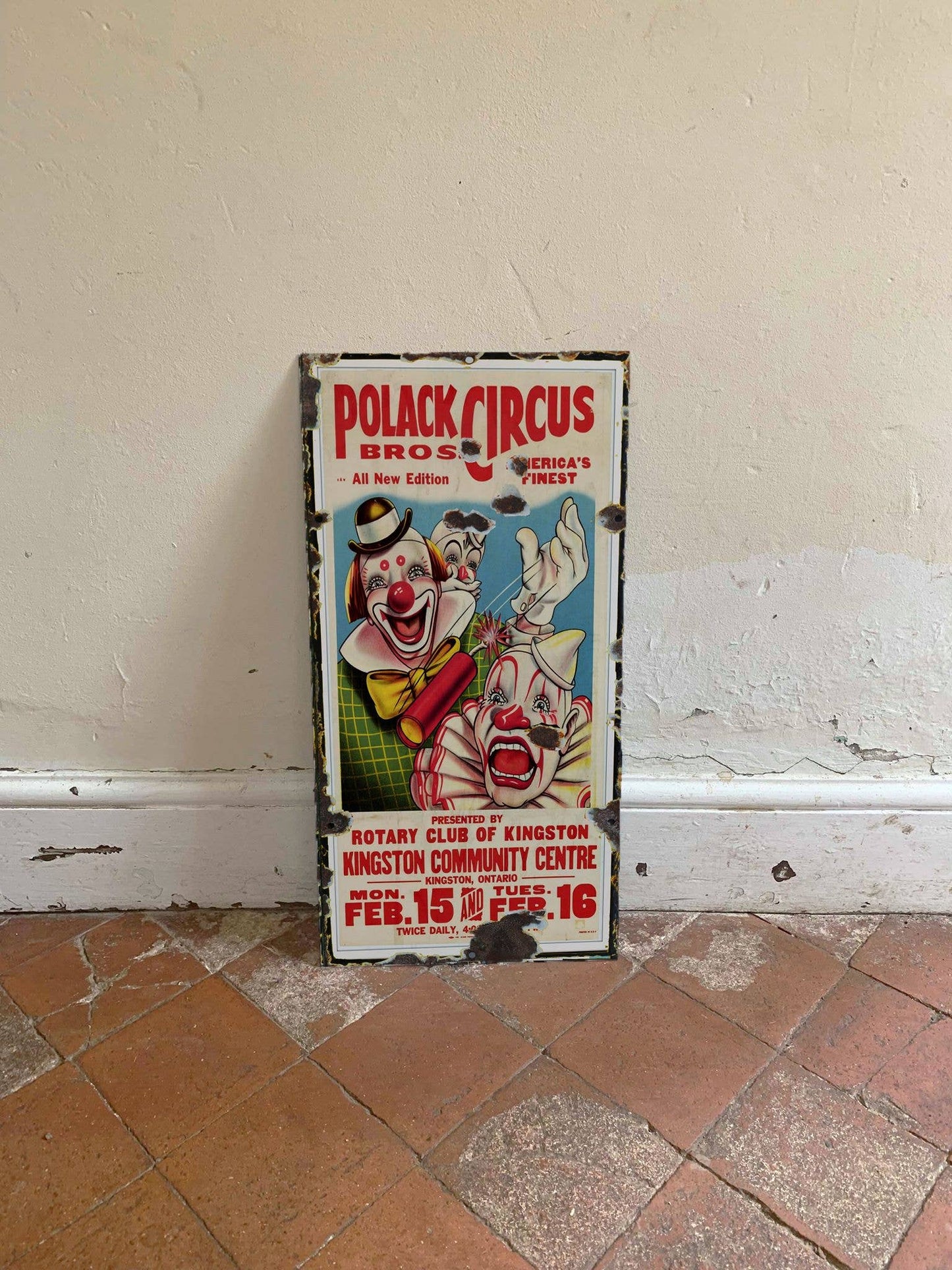 Circus Clowns Poster | Metal Sign