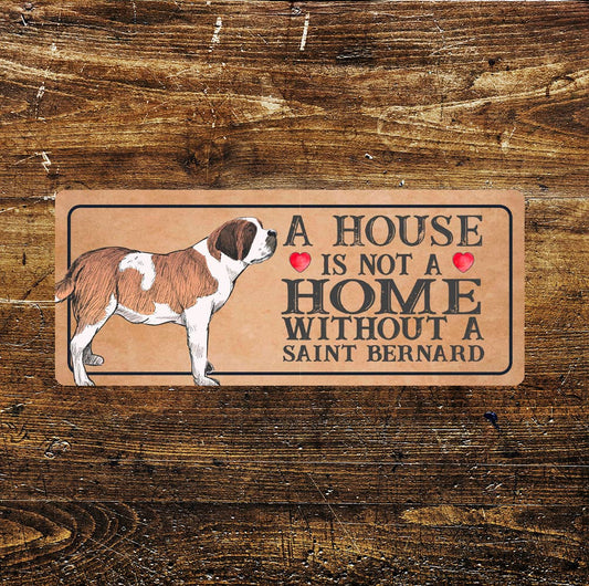 Saint Bernard Dog | Metal Sign Plaque