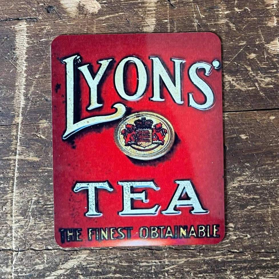 Lyons Tea The Finest Obtainable | Metal Sign