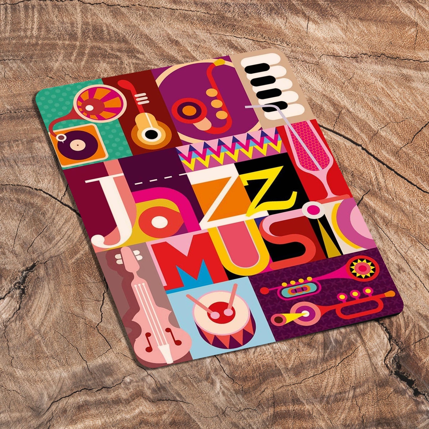 Jazz Music | Metal Travel Wall Sign