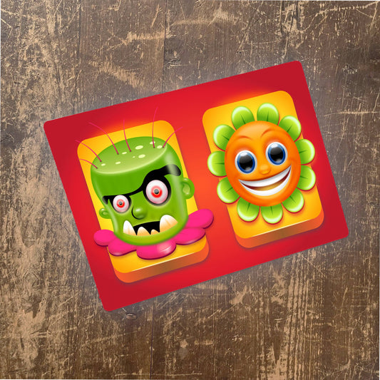 Comic Zombies Monster | Metal Pop Art Wall Sign