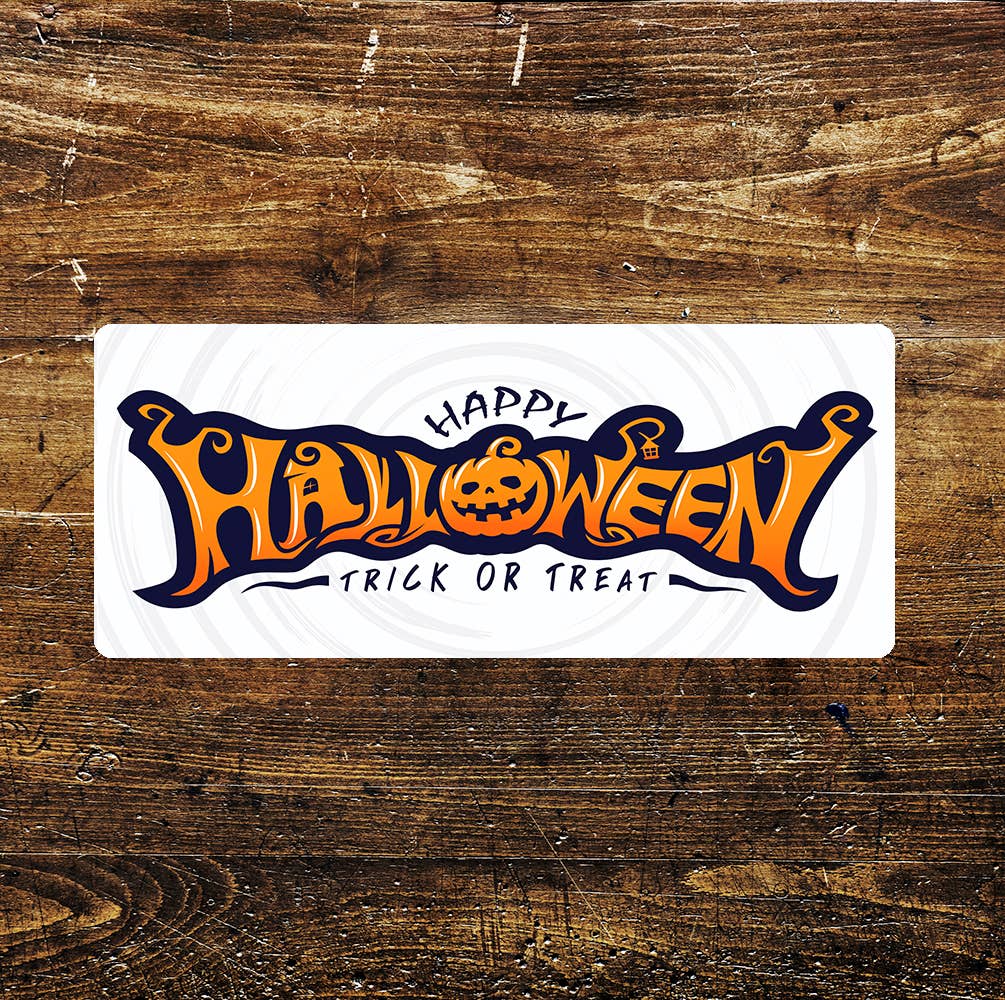 Happy Halloween Tick or Treat- | Metal Sign Plaque