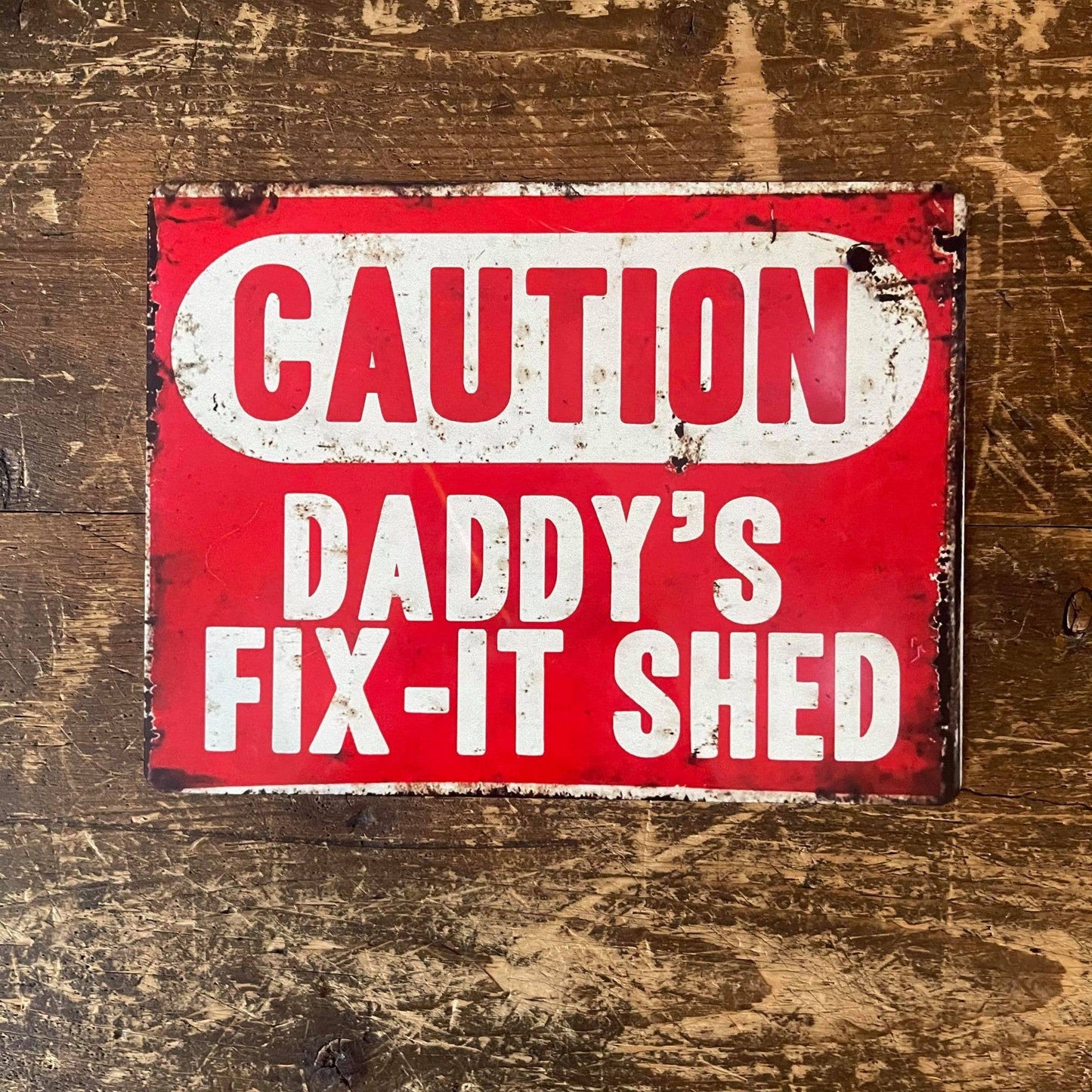 Caution Sign Personalised | Metal Art Wall Sign