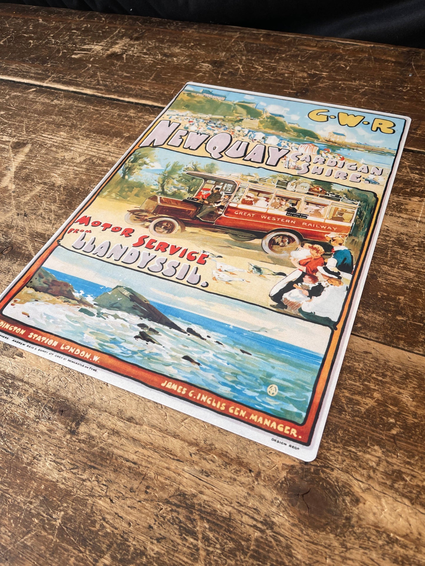 Newquay British Railway GWR | Metal Sign