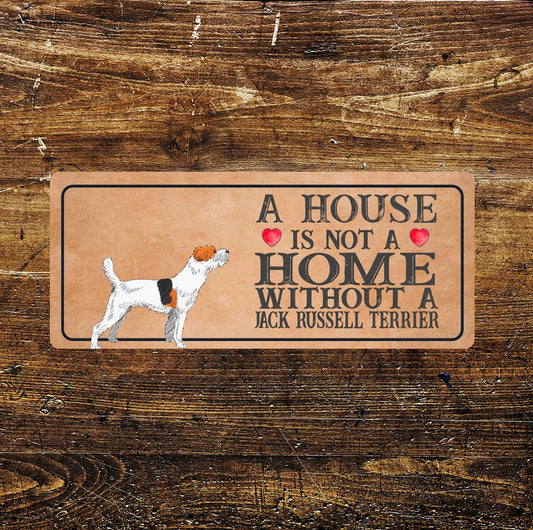 Jack russell terrier Dog | Metal Sign Plaque