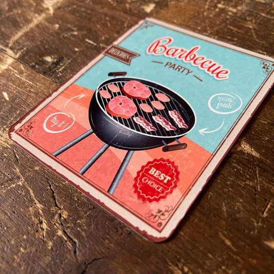 Barbecue BBQ | Metal Sign Plaque