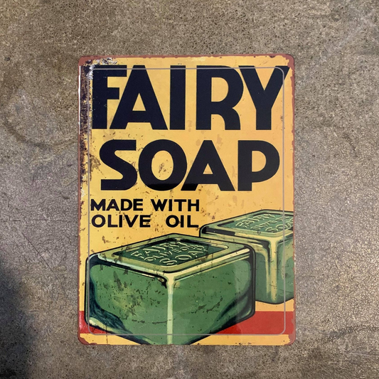 Fairy Soap | Metal Vintage style | Metal Sign Plaque