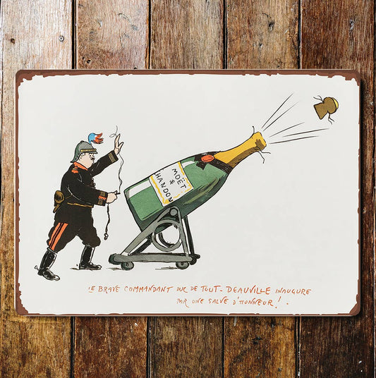 Champagne | Metal Sign Plaque