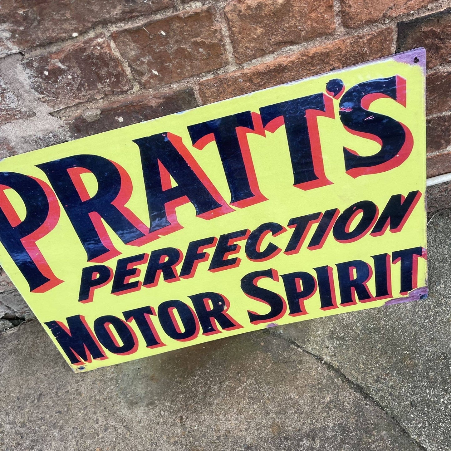 Pratt's perfection motor spirit Metal Sign