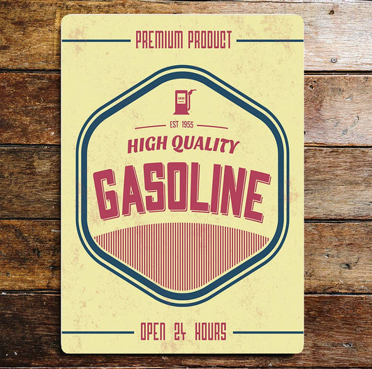 High quality Gasoline gas station vintage | Metal Sign