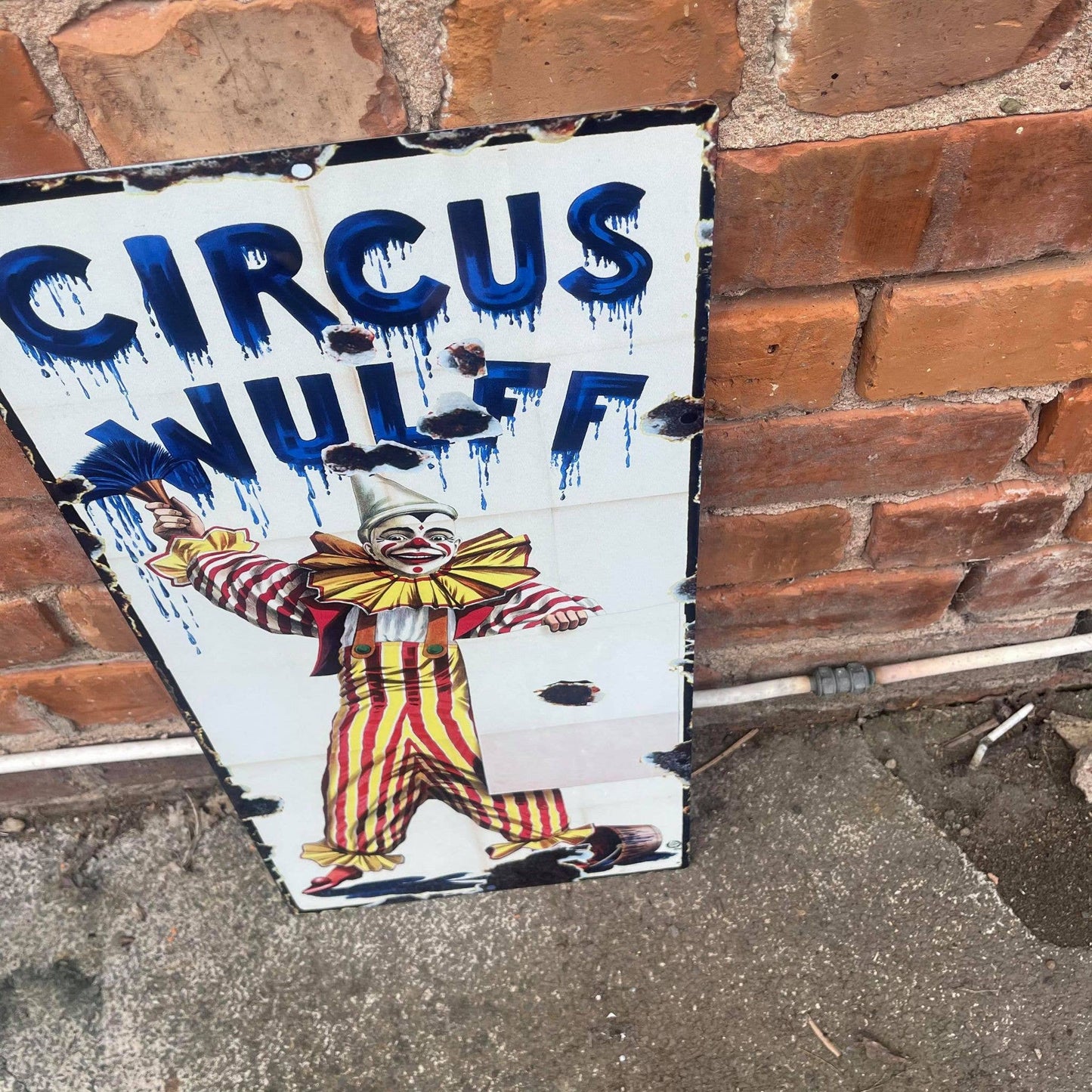 Circus Wulff Clown | Metal Sign