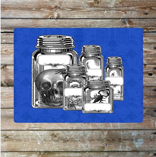 Witch potion skull art | Metal Sign Plaque