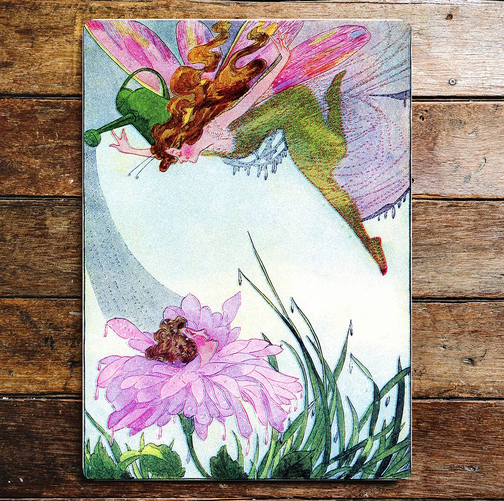Fairies Garden Flowers | Metal Wall Sign
