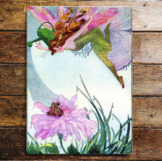 Fairies Garden Flowers | Metal Wall Sign