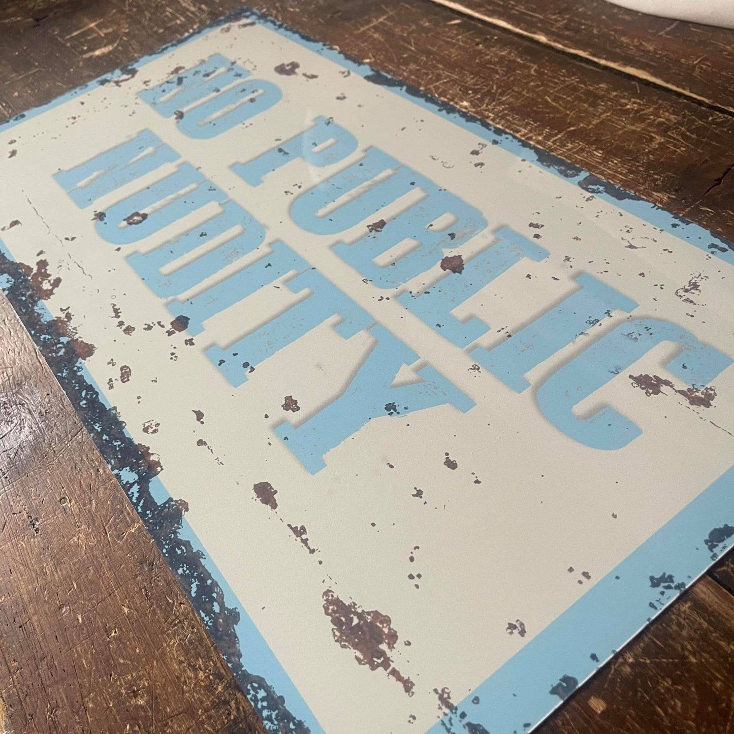 No Public Nudity | Metal Sign