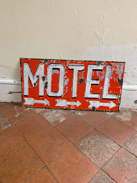 Motel arrow - Reproduction Vintage | Metal Wall Sign